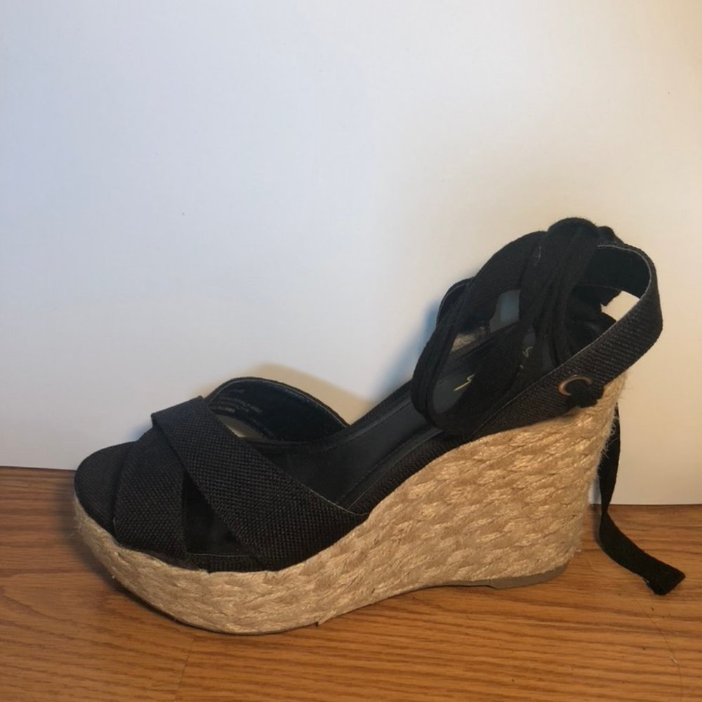 Lulu's espadrille wedges.